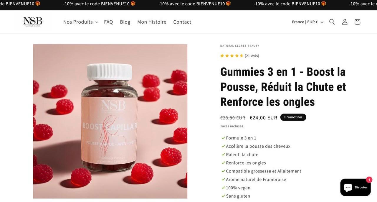 Sites e-commerce élaboré